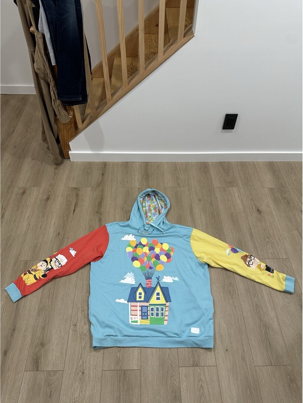 Loungefly Unisex Multicolor Pixar 15th Anniversary Unisex Hoodie - Size 3X